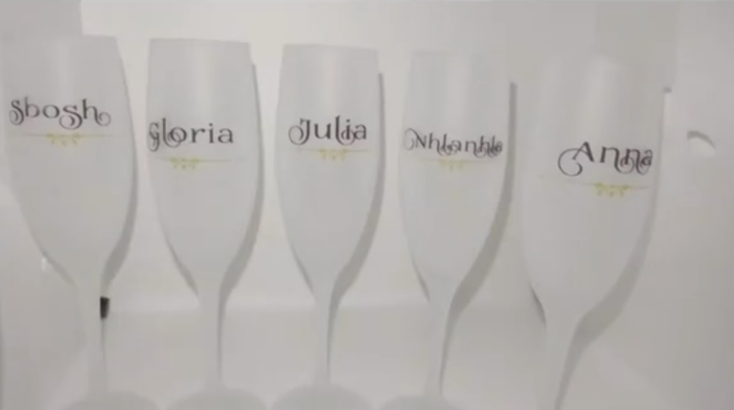 Sublimation Champagne Glass