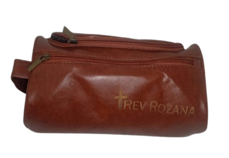 Male Faux Leather Gift Bag-Toiletry