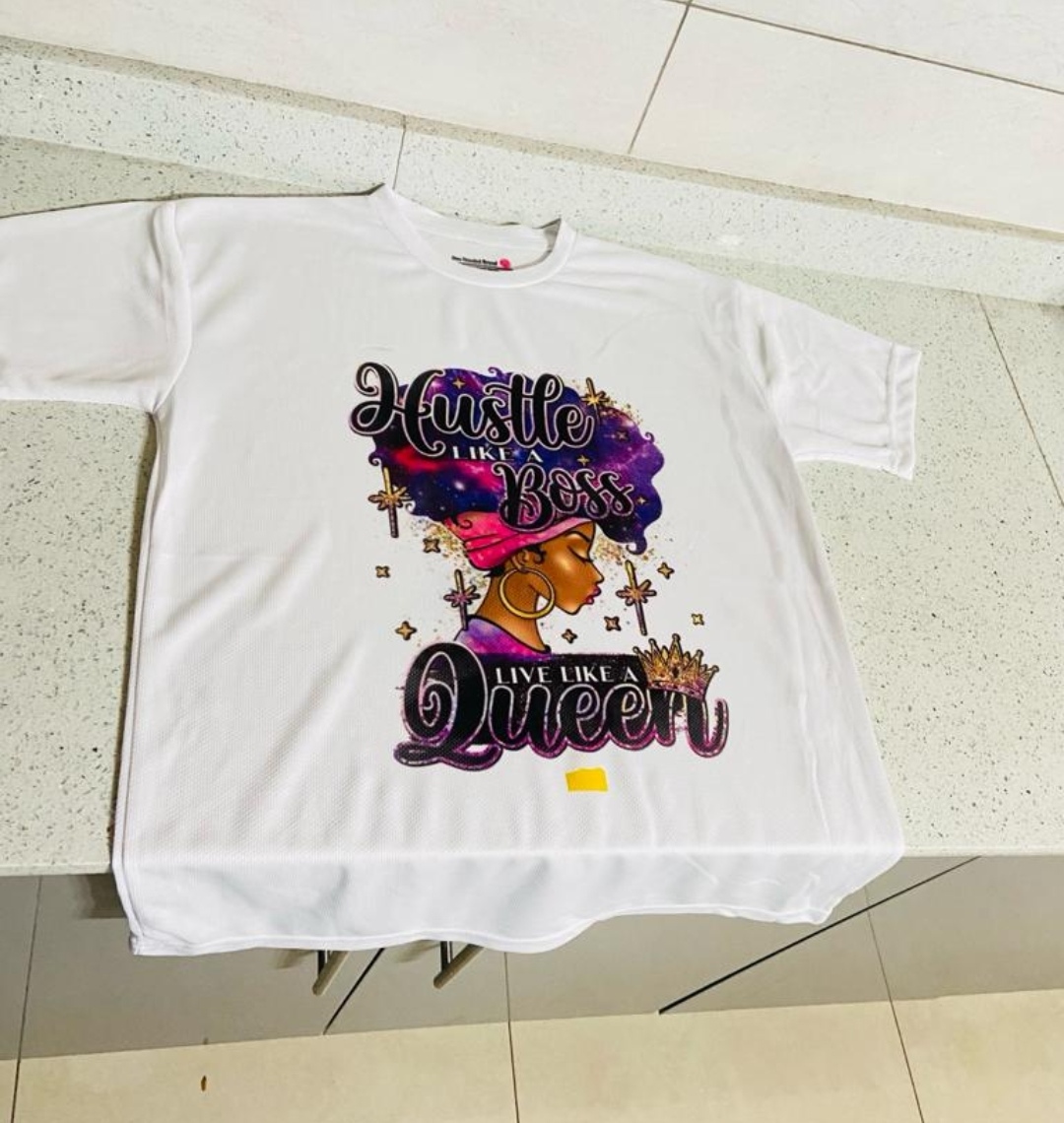 White T-Shirt — Round Neck