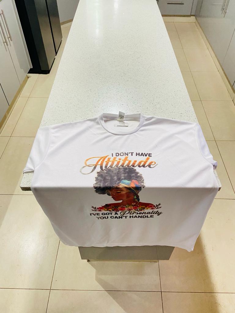 White T-Shirt — Round Neck