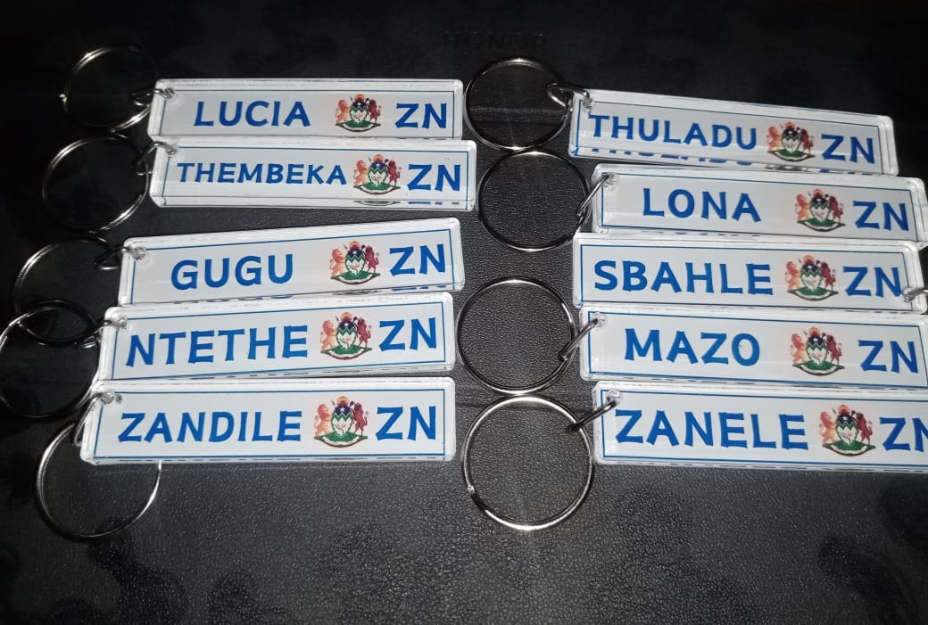 Number Plate Keyholder