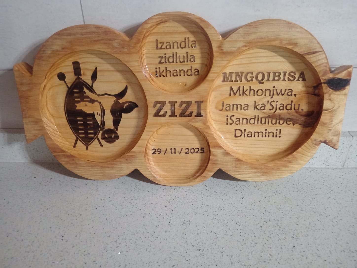 4 Sided Platter/Ugqoko